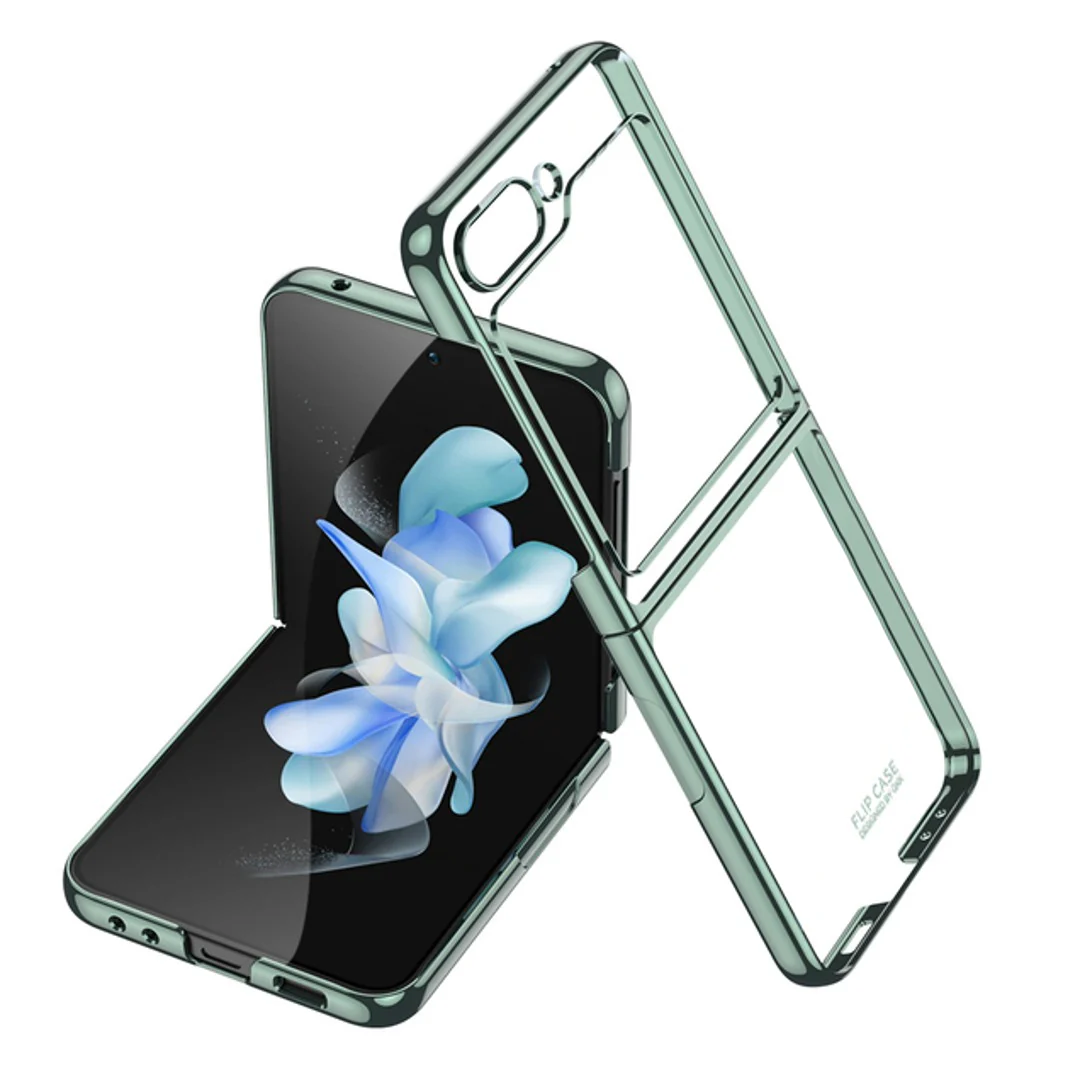 Galaxy Z Flip5 Transparent Glitter Case - Image 6