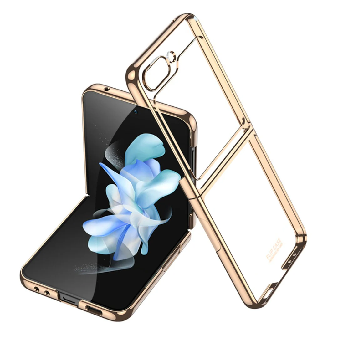 Galaxy Z Flip5 Transparent Glitter Case - Image 7