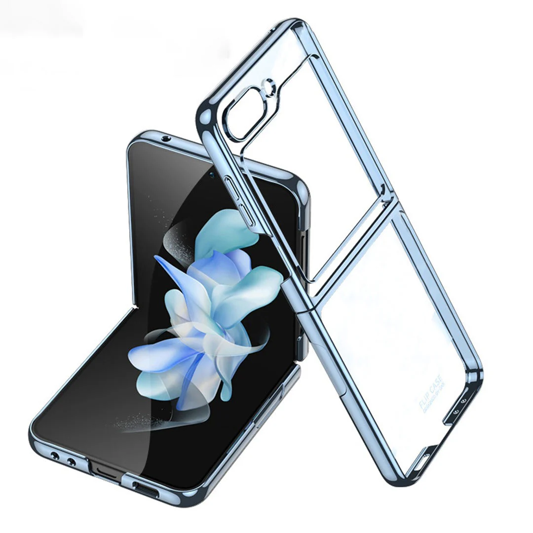 Galaxy Z Flip5 Transparent Glitter Case - Image 9