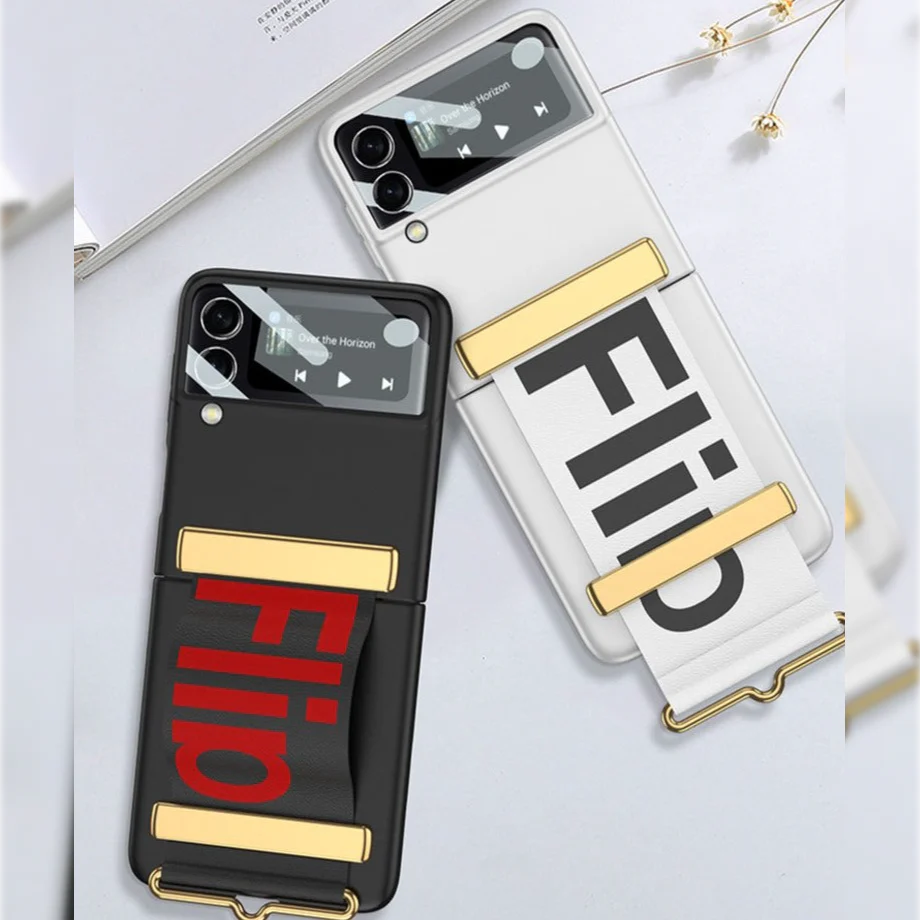 Galaxy Z Flip5 Wristband Ultra-thin Frosted Case - Image 7