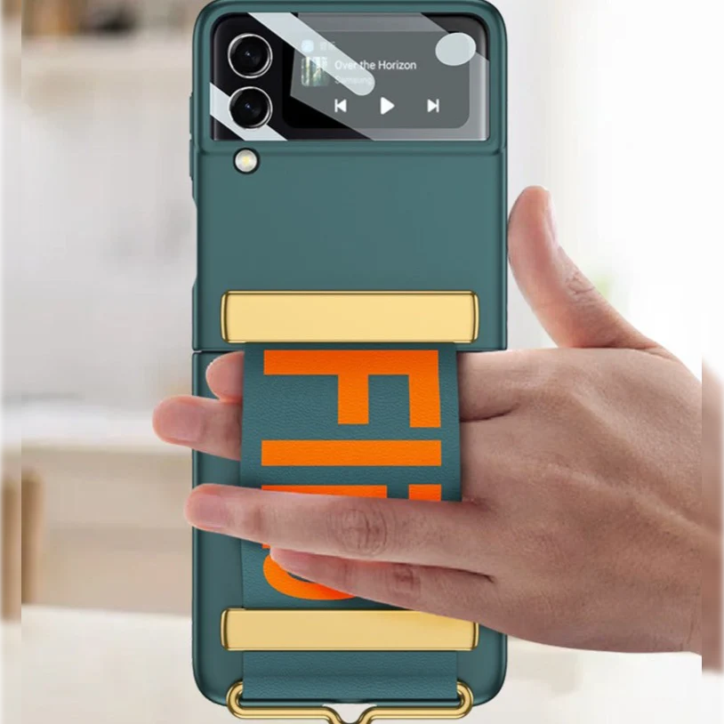 Galaxy Z Flip5 Wristband Ultra-thin Frosted Case - Image 8
