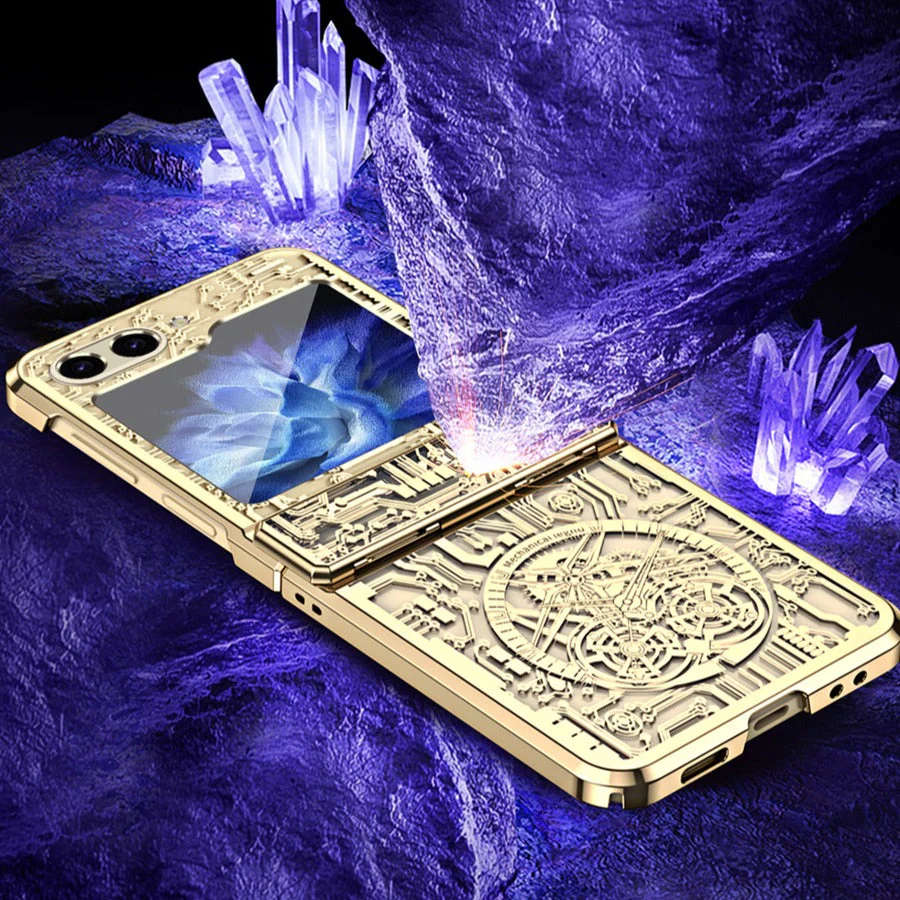Galaxy Z Flip6 Mechanical Integrated Electroplating Case - Image 10