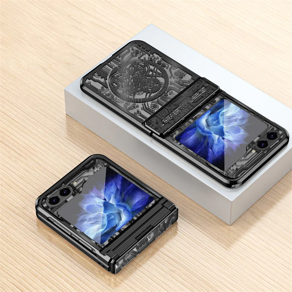 Galaxy Z Flip6 Mechanical Integrated Electroplating Case - Image 3