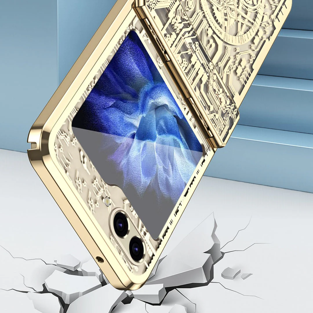 Galaxy Z Flip6 Mechanical Integrated Electroplating Case - Image 6