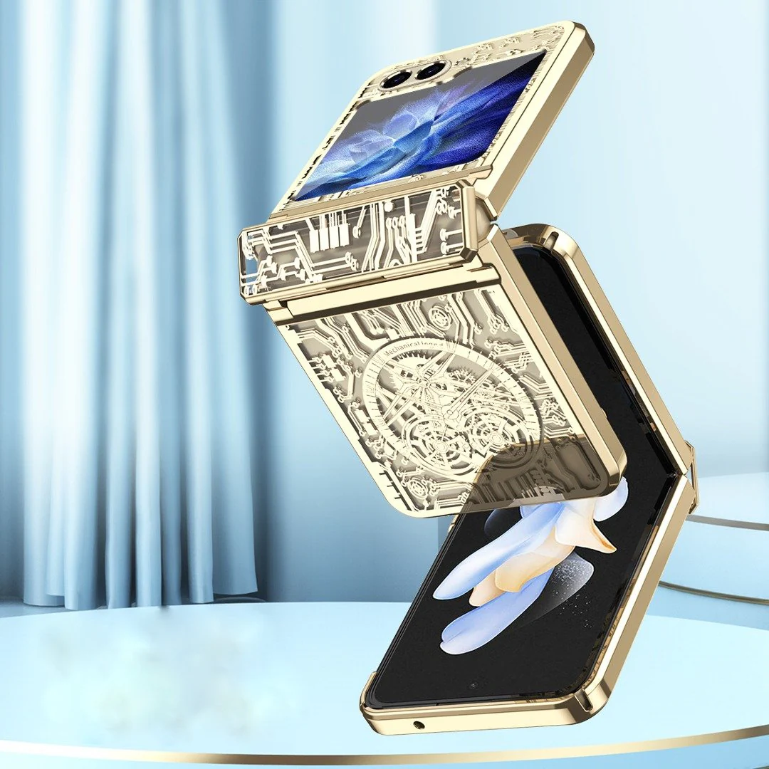 Galaxy Z Flip6 Mechanical Integrated Electroplating Case - Image 9