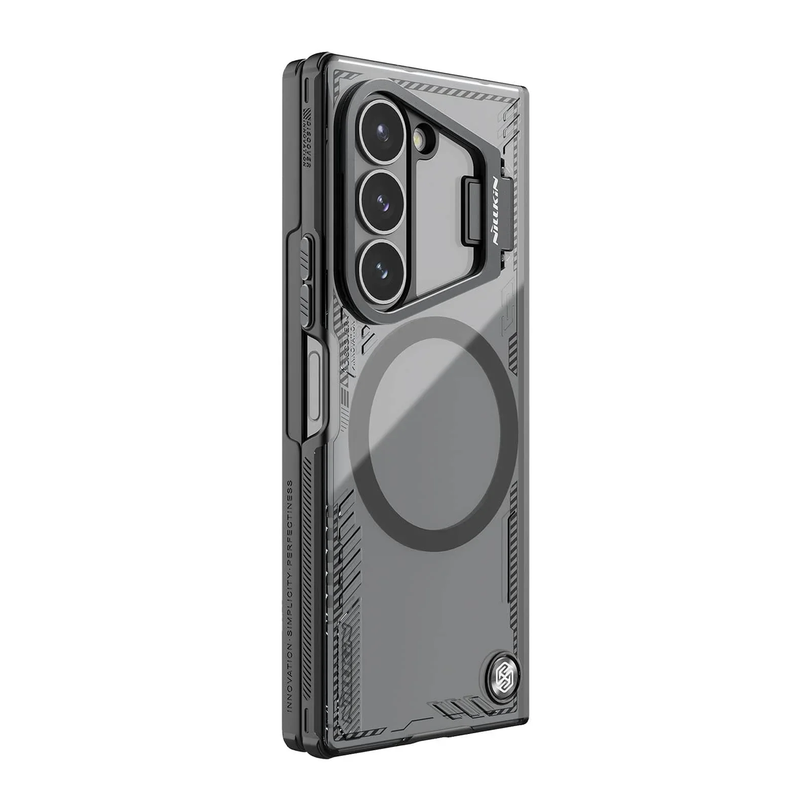 Galaxy Z Fold Series Crystal Flex Foldable Lens Bracket Case - Image 4