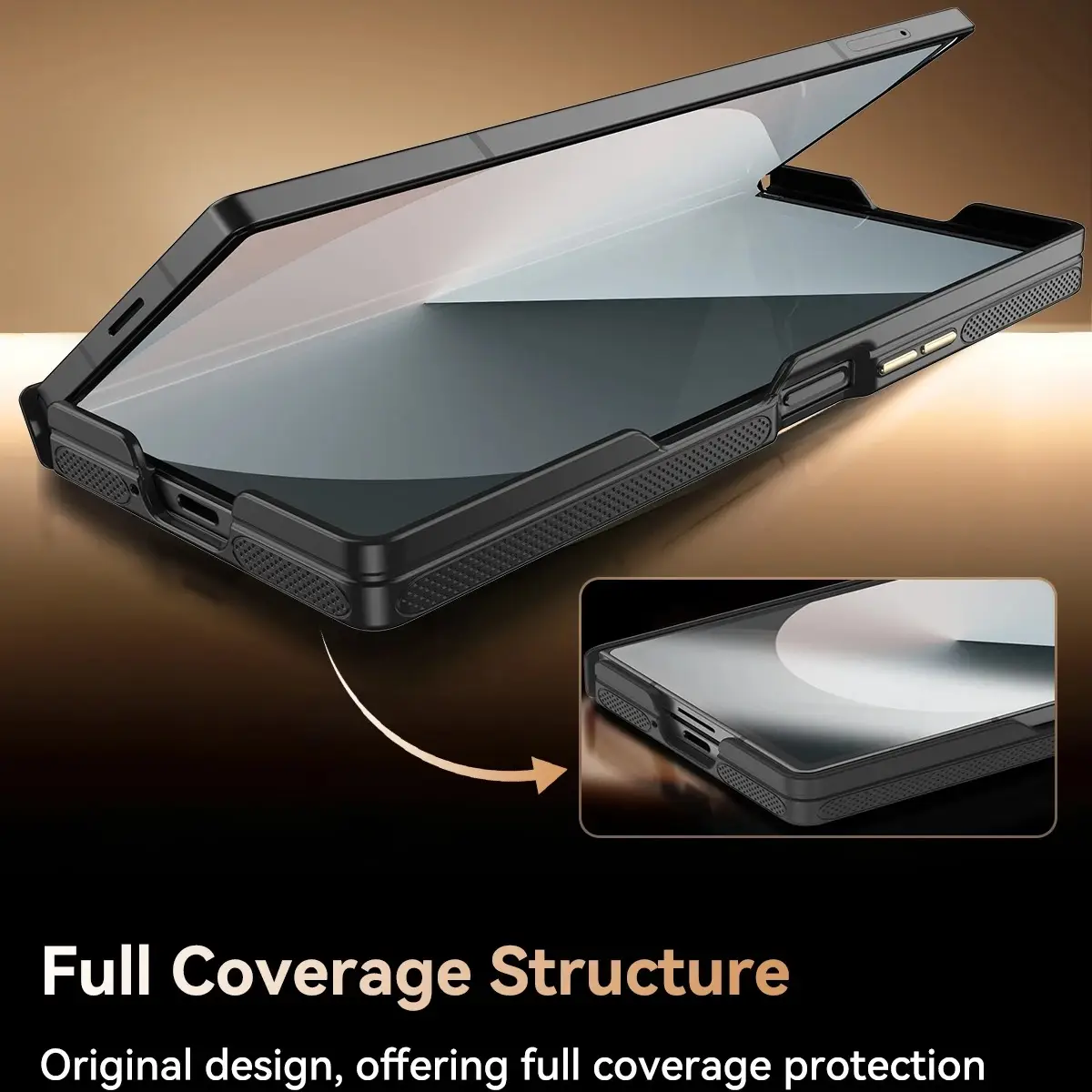 Galaxy Z Fold Series Imperium Regent Leather Armor Case - Image 4