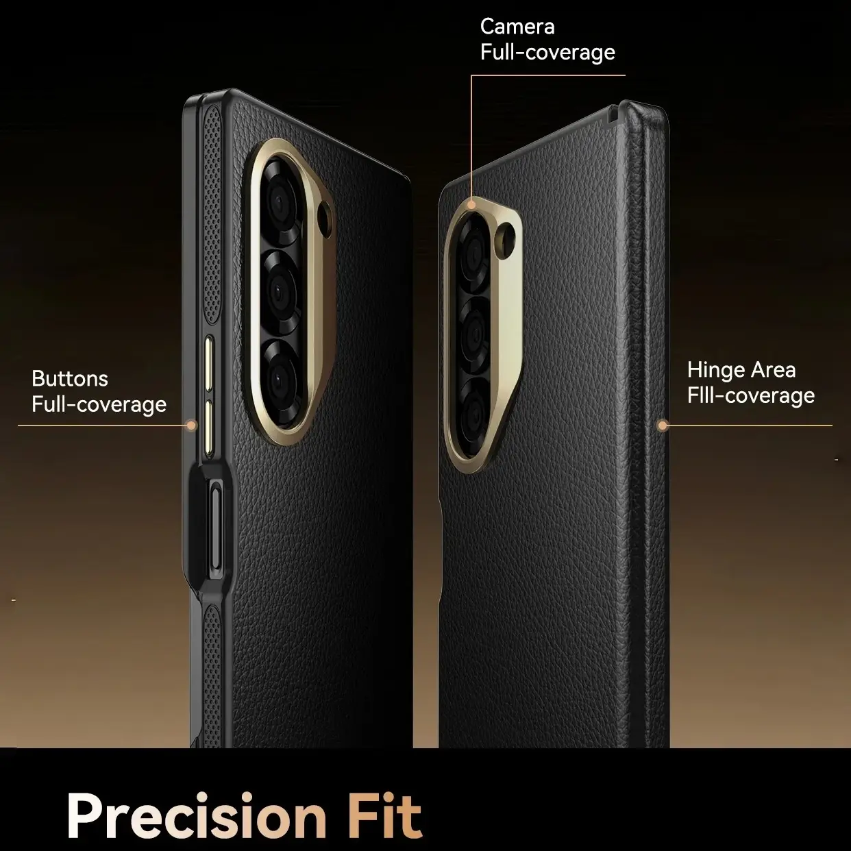 Galaxy Z Fold Series Imperium Regent Leather Armor Case - Image 7
