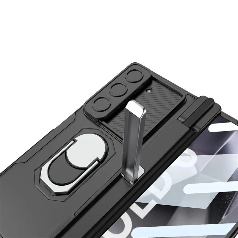 Galaxy Z Fold Series Innovative Folding Hinge Magnetic Bracket Case - Image 5