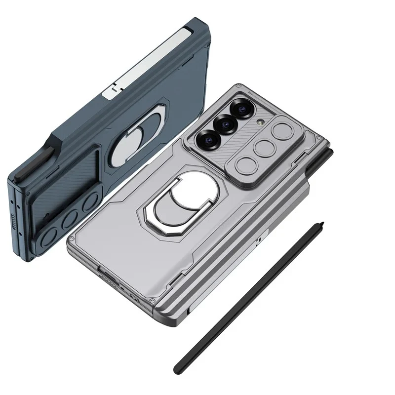 Galaxy Z Fold Series Innovative Folding Hinge Magnetic Bracket Case - Image 8