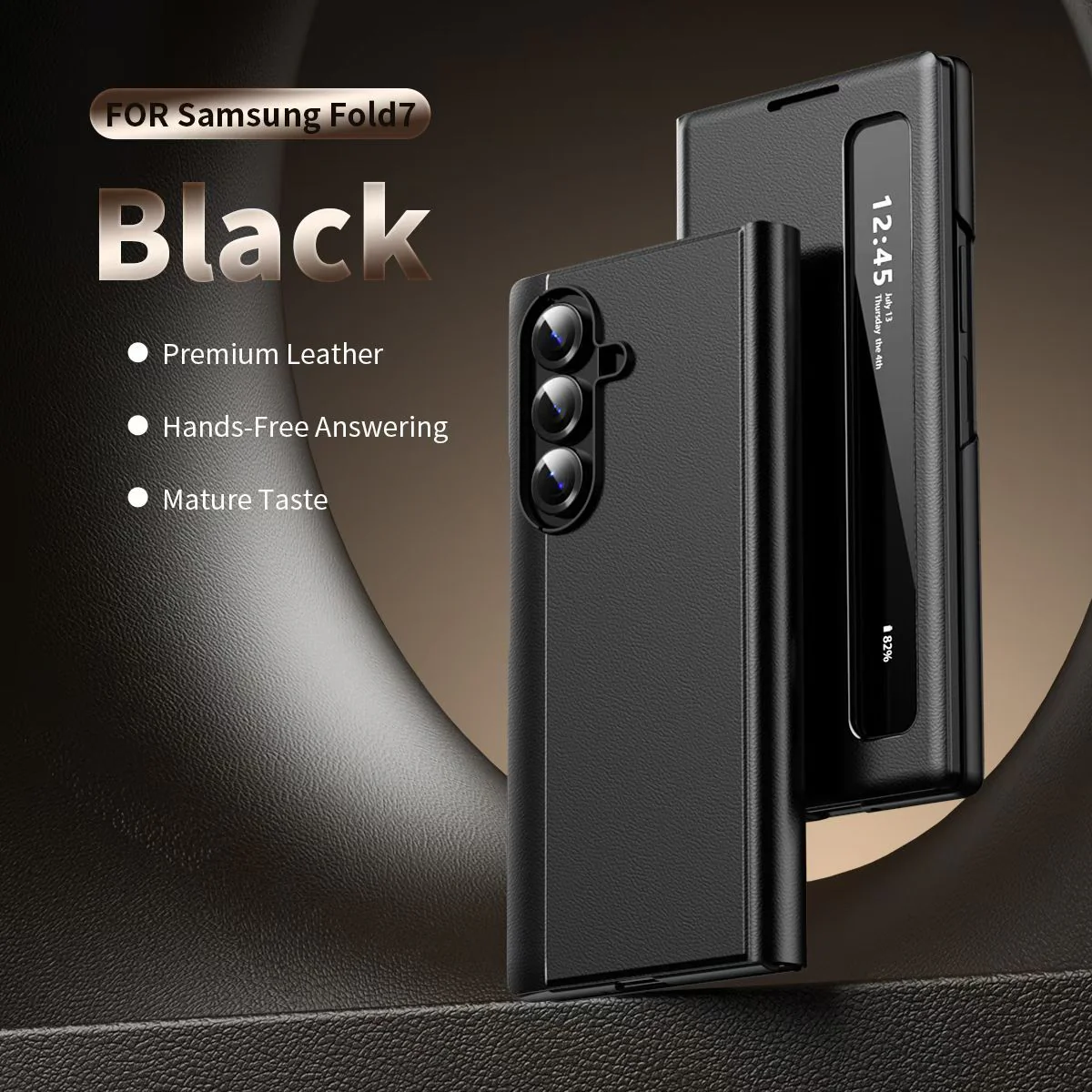 Galaxy Z Fold Series Intelligent View Side Window Flip Case - Image 2