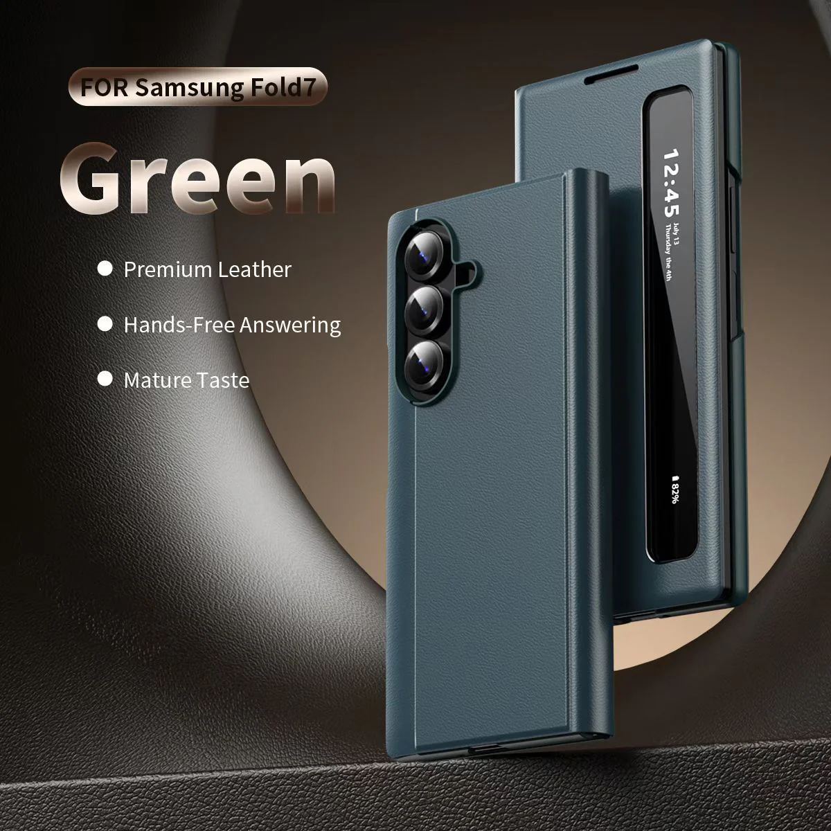 Galaxy Z Fold Series Intelligent View Side Window Flip Case - Image 4