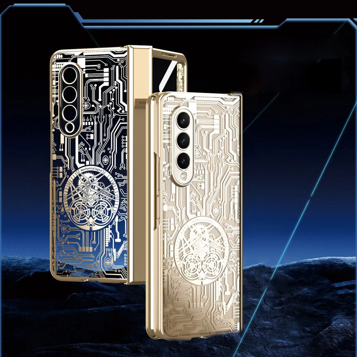 Galaxy Z Fold Series Mechanical Integrated Electroplating Case - Image 3