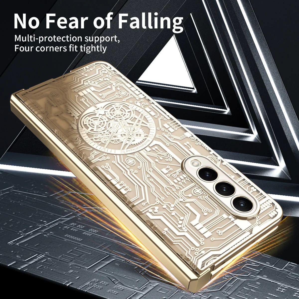 Galaxy Z Fold Series Mechanical Integrated Electroplating Case - Image 9