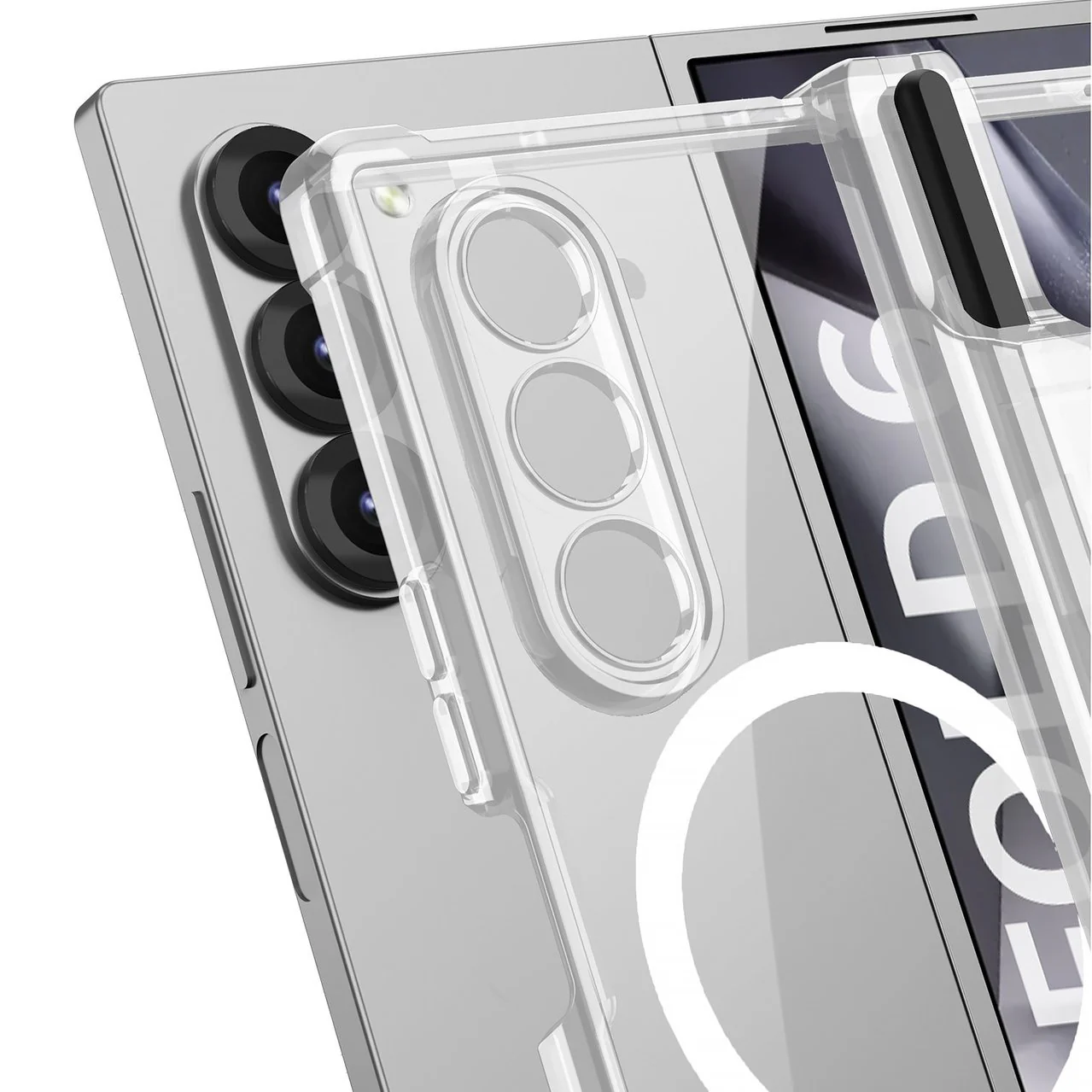 Galaxy Z Fold Series Sleek Airbag Shaft Magnetic Bracket Case - Image 10