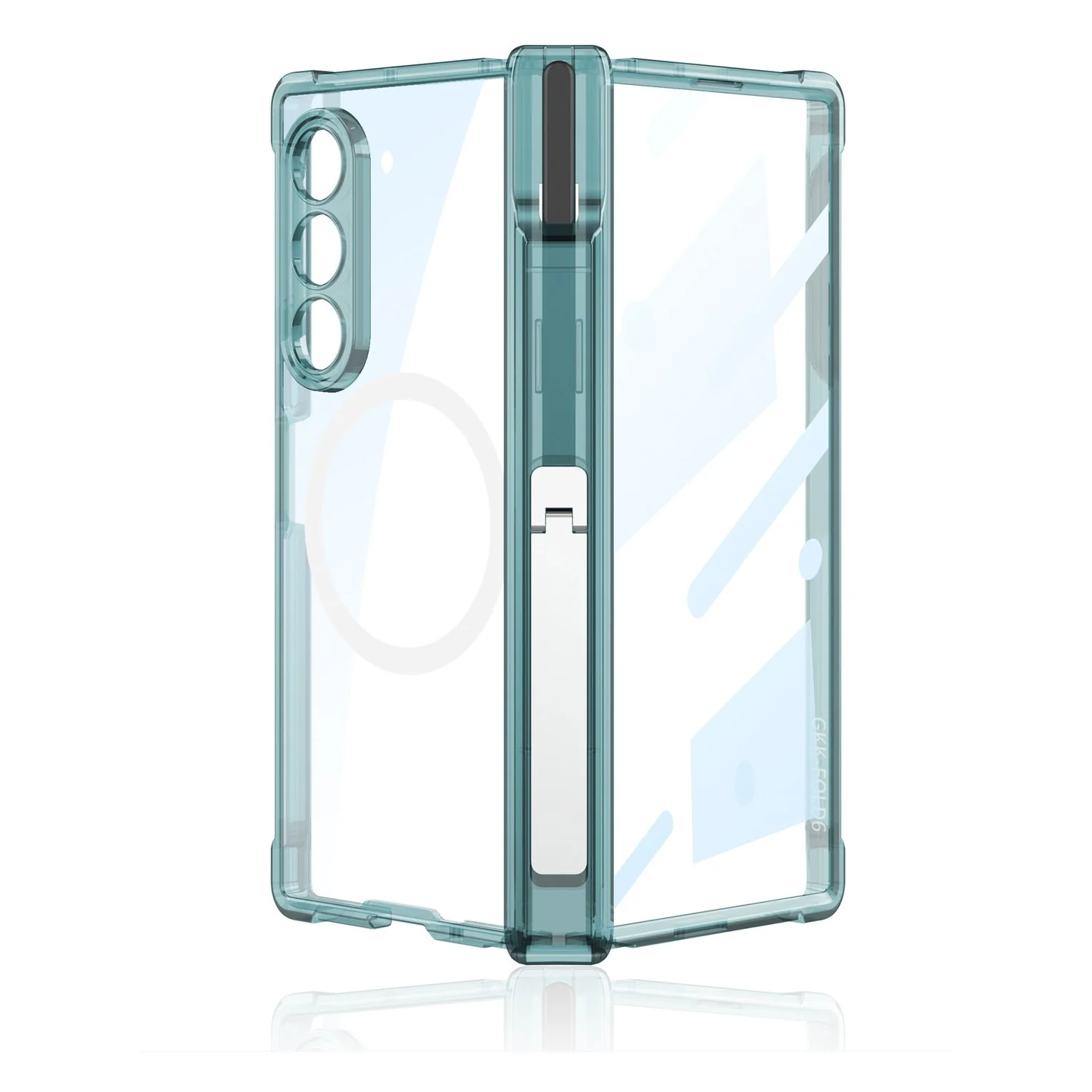 Galaxy Z Fold Series Sleek Airbag Shaft Magnetic Bracket Case - Image 7