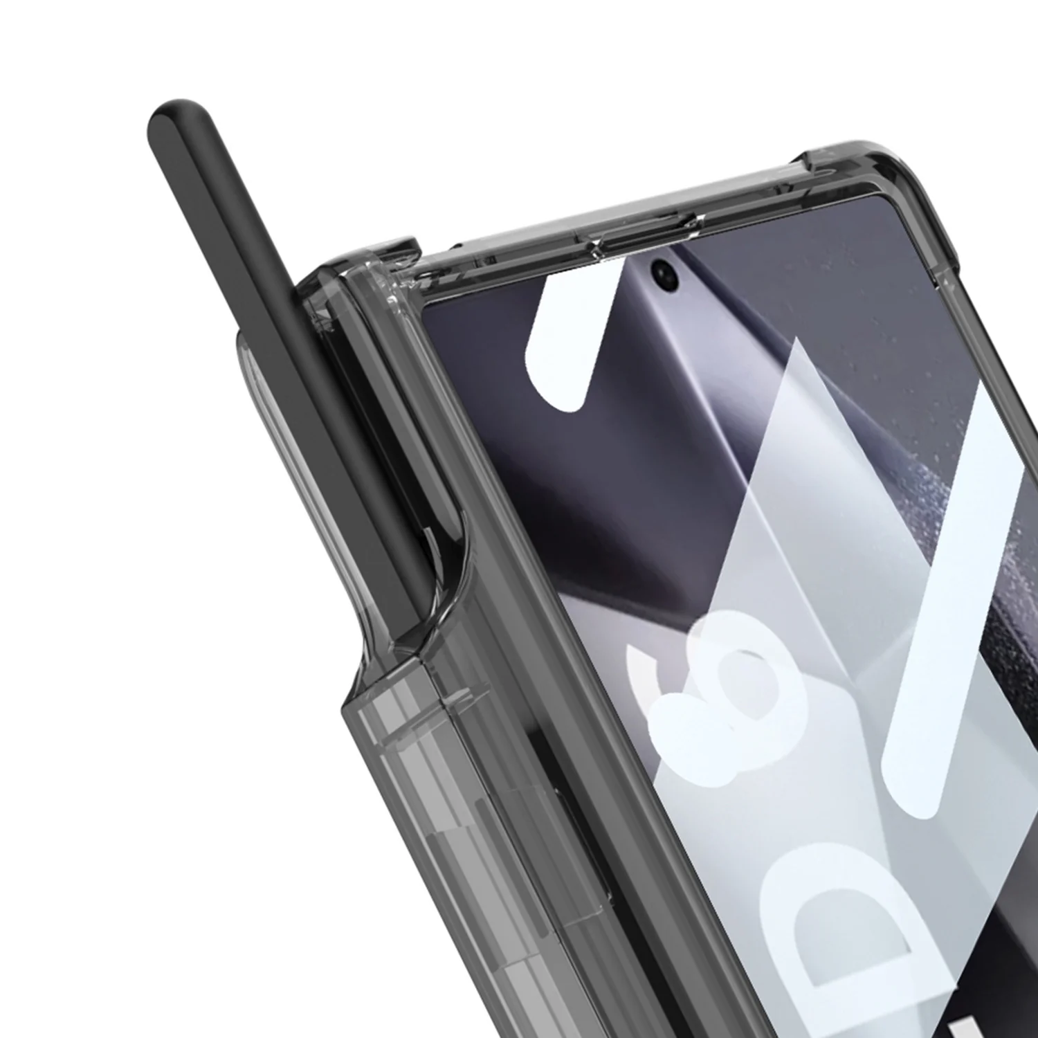 Galaxy Z Fold Series Sleek Airbag Shaft Magnetic Bracket Case - Image 9