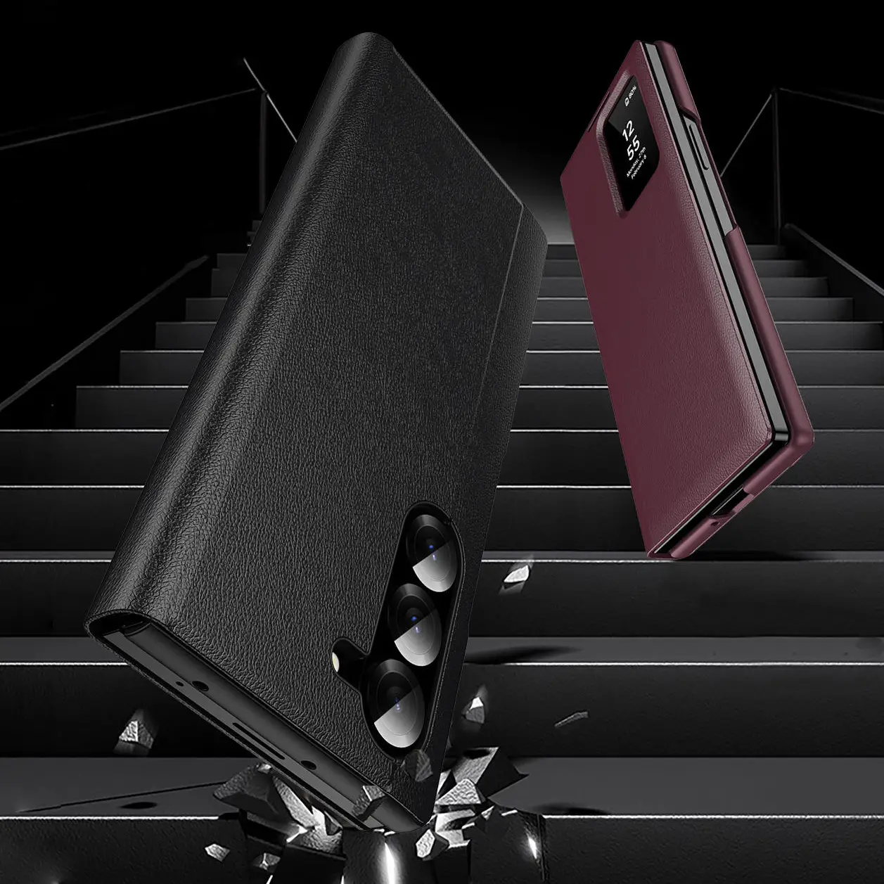 Galaxy Z Fold Series Smart View Wallet Flip Case - Image 6