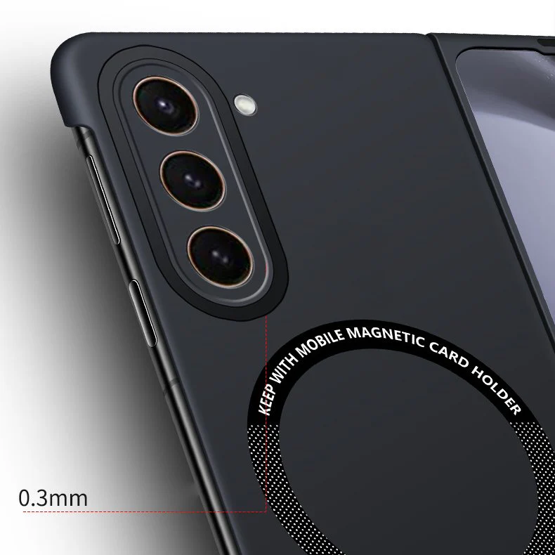 Galaxy Z Fold Series Smooth Borderless Magnetic Grip Case - Image 10