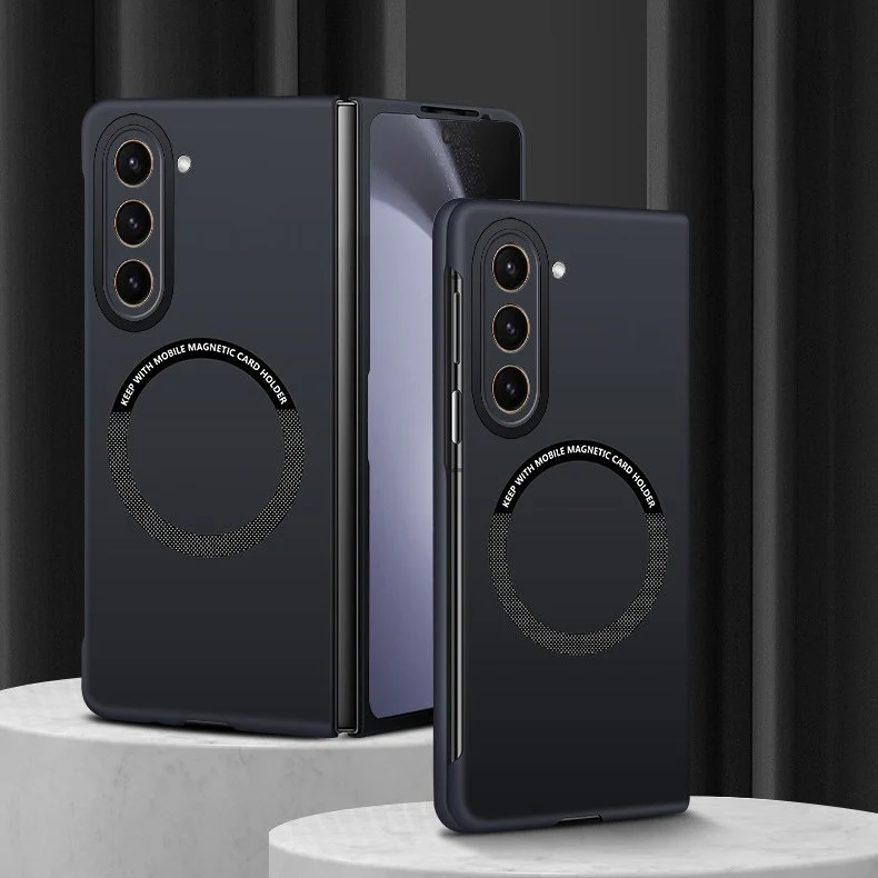 Galaxy Z Fold Series Smooth Borderless Magnetic Grip Case - Image 3