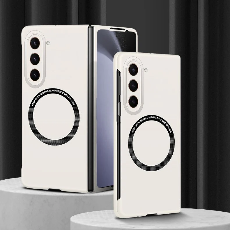 Galaxy Z Fold Series Smooth Borderless Magnetic Grip Case - Image 4