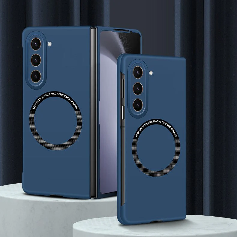 Galaxy Z Fold Series Smooth Borderless Magnetic Grip Case - Image 5