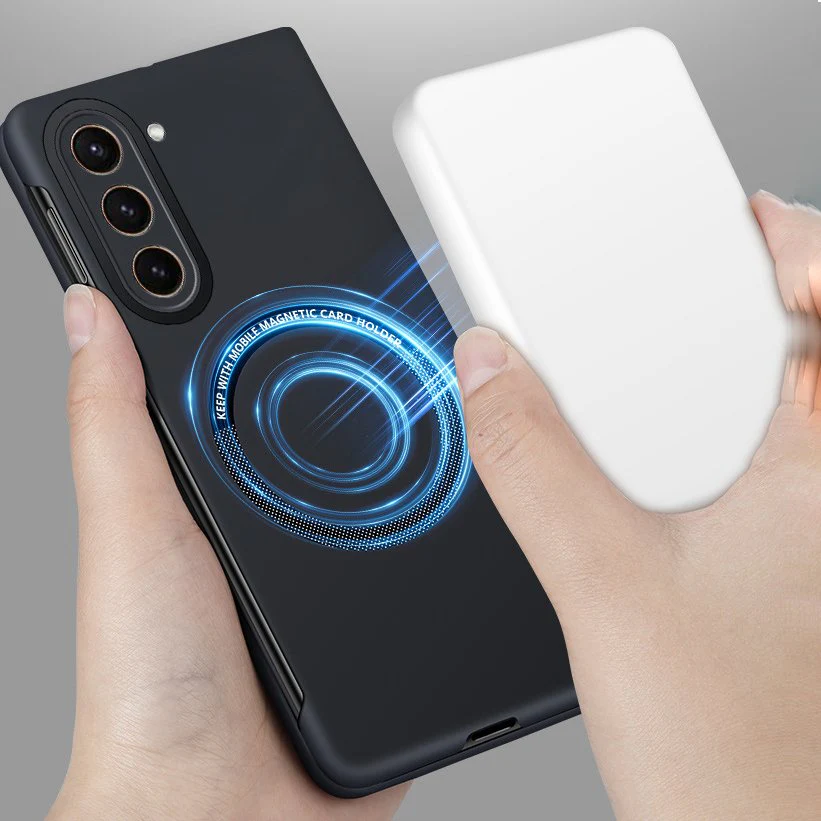 Galaxy Z Fold Series Smooth Borderless Magnetic Grip Case - Image 7