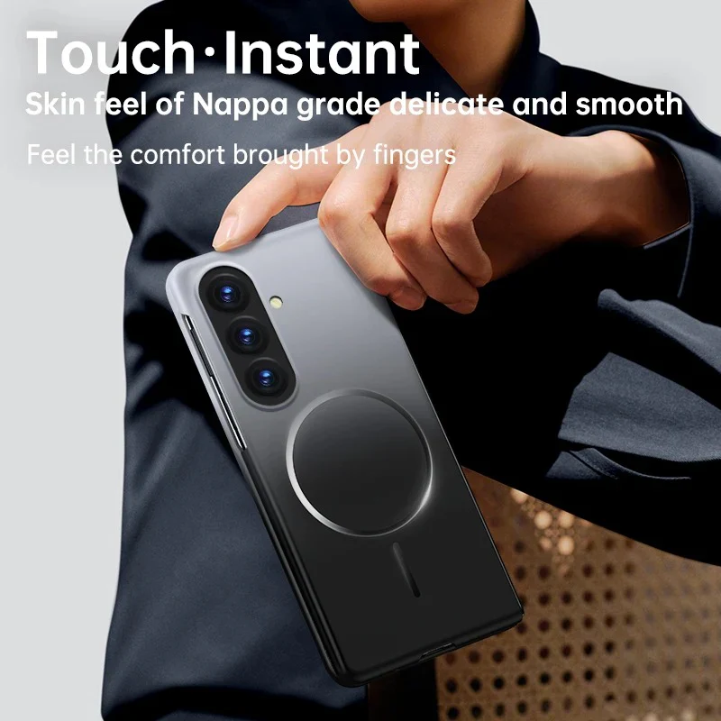 Galaxy Z Fold Series Tech Style Magnetic Ring Case - Image 5