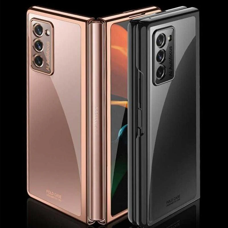 Galaxy Z Fold2 Transparent Glitter Case - Image 3