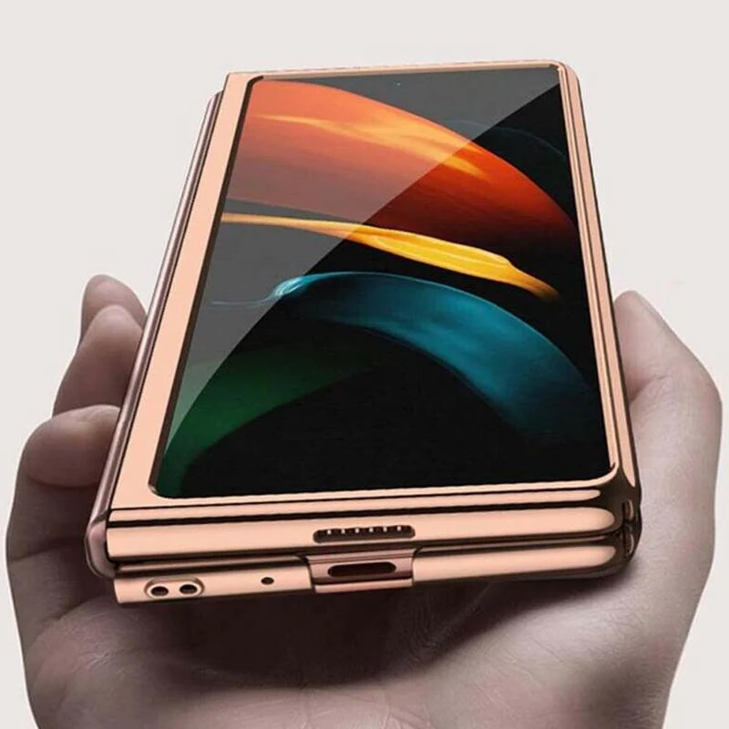 Galaxy Z Fold2 Transparent Glitter Case - Image 6
