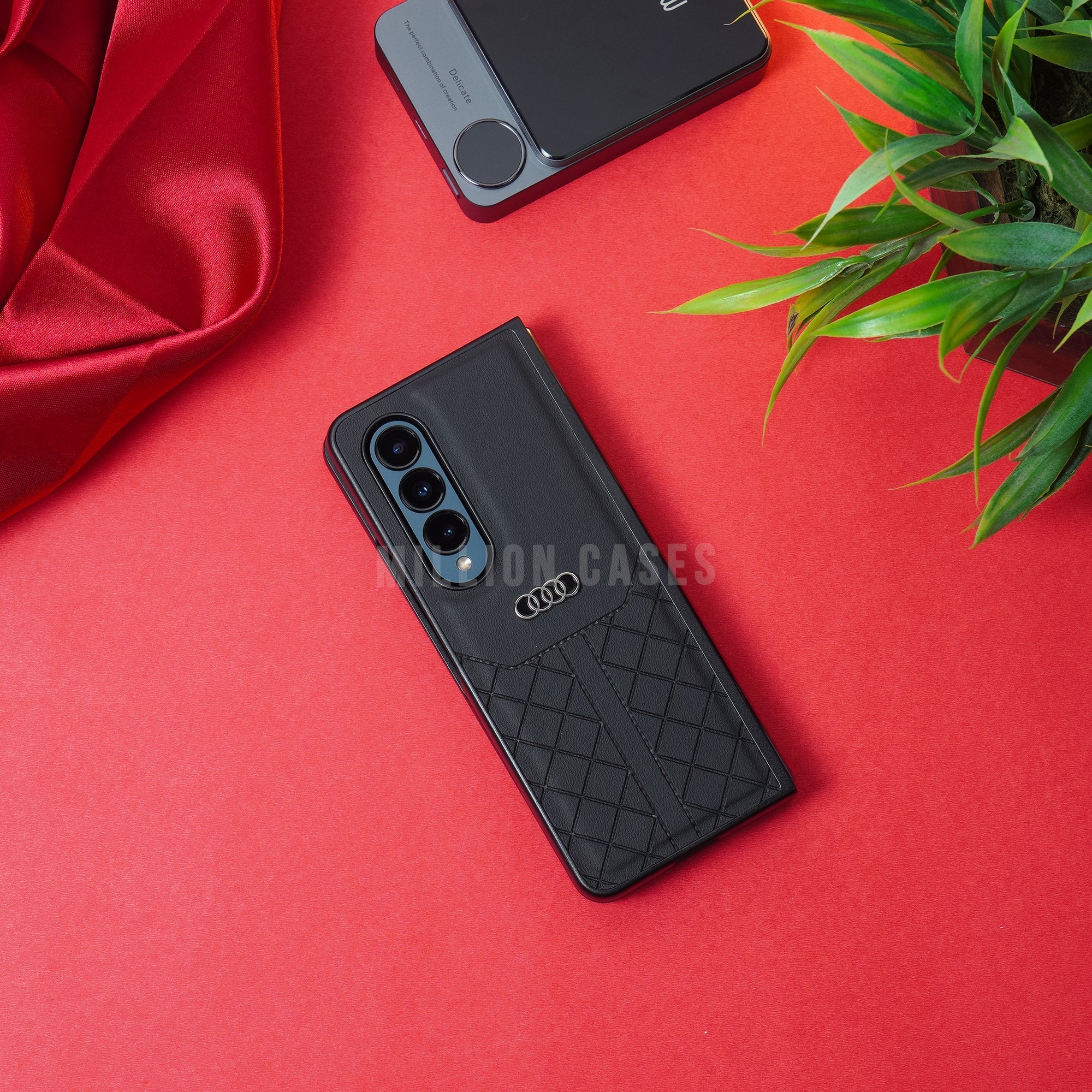 Galaxy Z Fold3 Audi Logo Pattern Case - Image 3