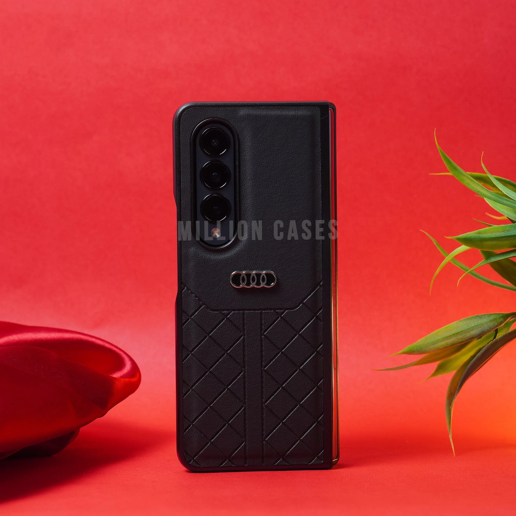 Galaxy Z Fold3 Audi Logo Pattern Case - Image 4