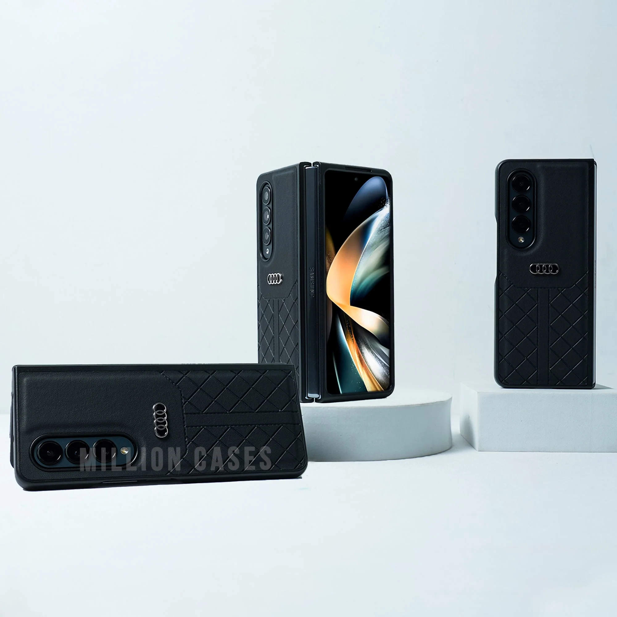 Galaxy Z Fold3 Audi Logo Pattern Case - Image 7
