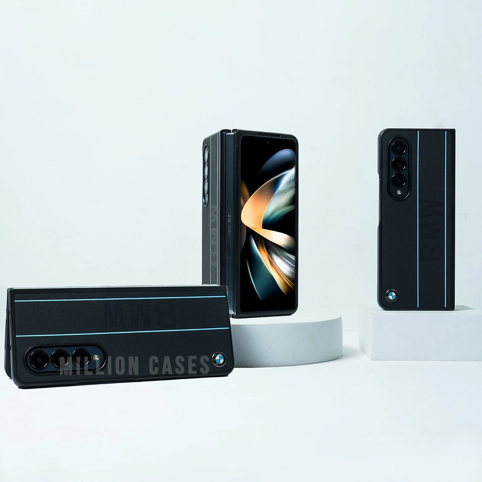Galaxy Z Fold3 BMW Luxury Logo Stripe Case - Image 2