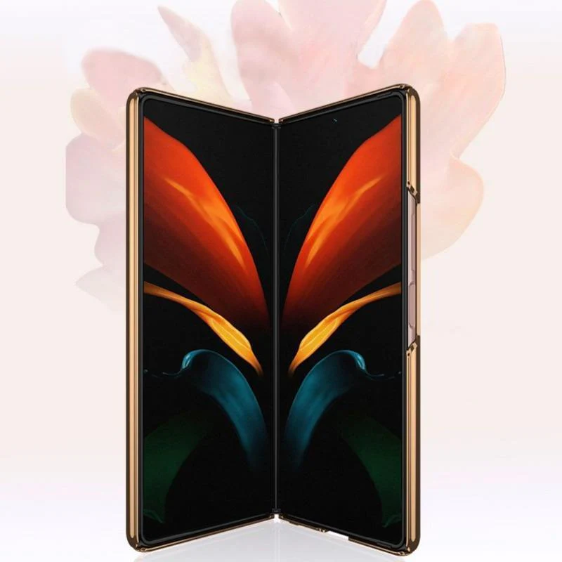 Galaxy Z Series Check Pattern Glass Flip Case - Image 3