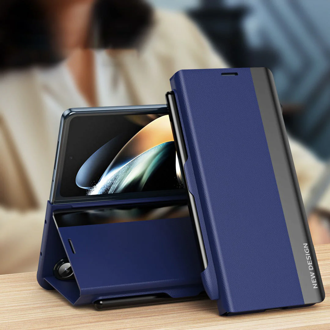 Galaxy Z Fold3 Half Flip Case With Pen Holder - Image 4