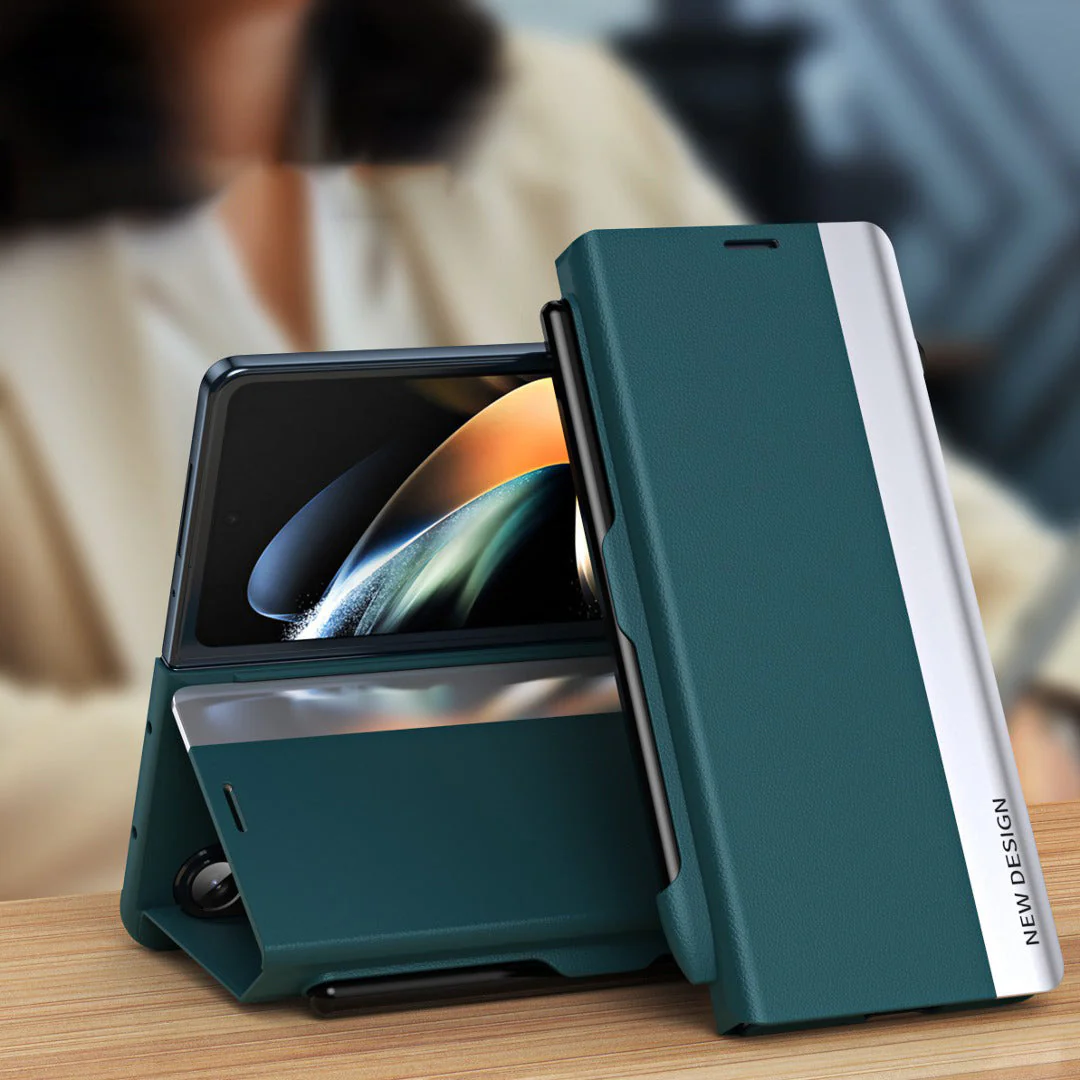 Galaxy Z Fold3 Half Flip Case With Pen Holder - Image 5