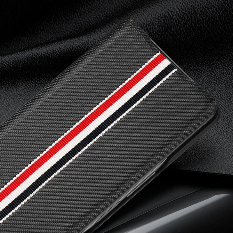 Galaxy Z Fold3 Luxury Leather Foldable Flip Case - Image 6