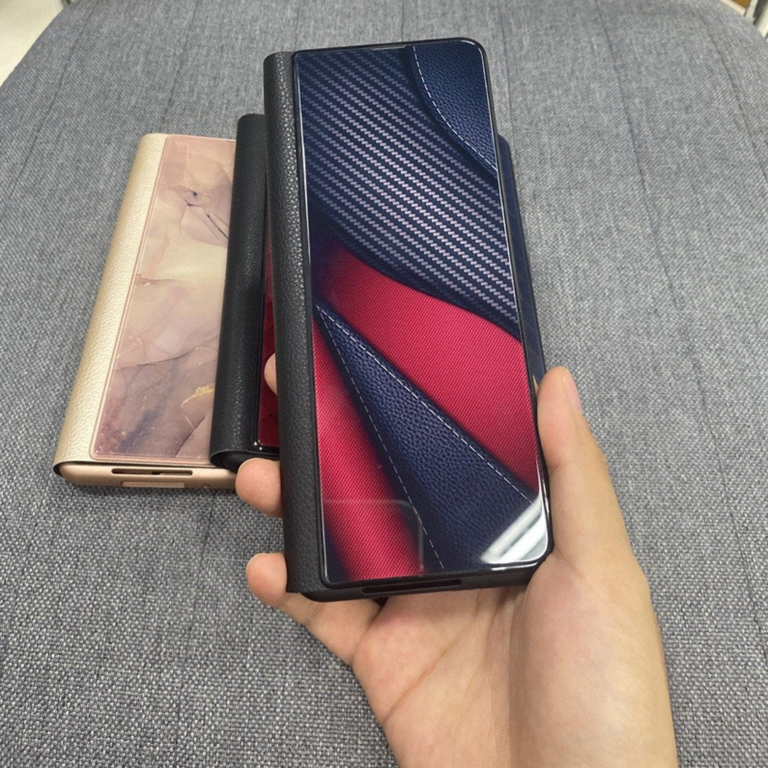 Galaxy Z Fold3 Luxury Printed Glass Case - Image 2