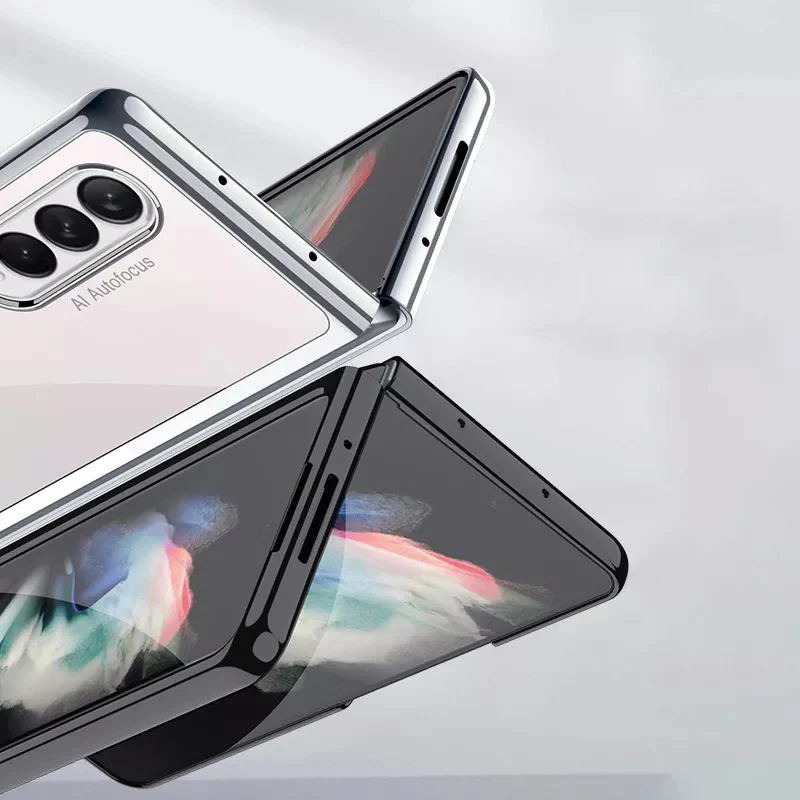Galaxy Z Fold3 Transparent Glitter Case - Image 10