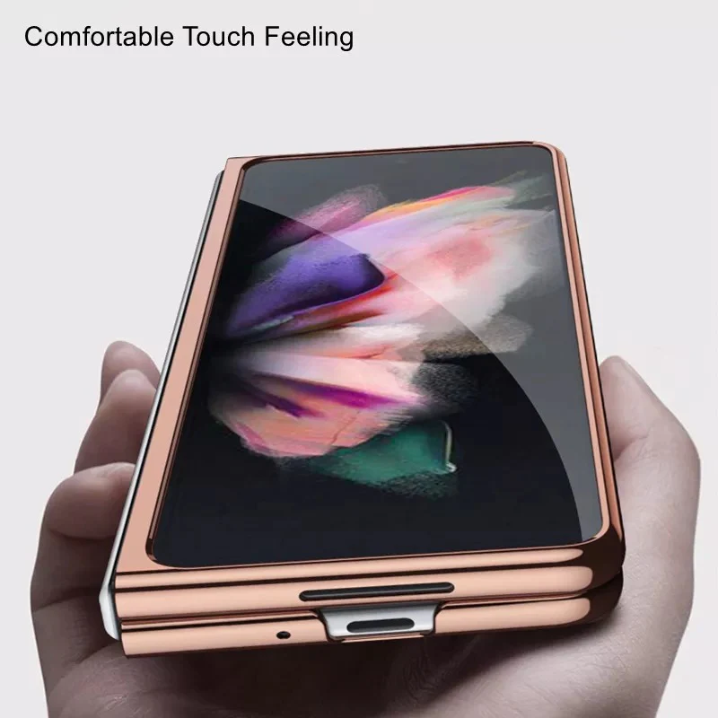 Galaxy Z Fold3 Transparent Glitter Case - Image 4