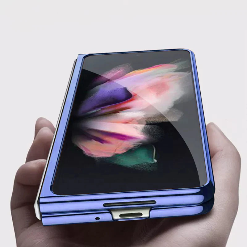 Galaxy Z Fold3 Transparent Glitter Case - Image 5