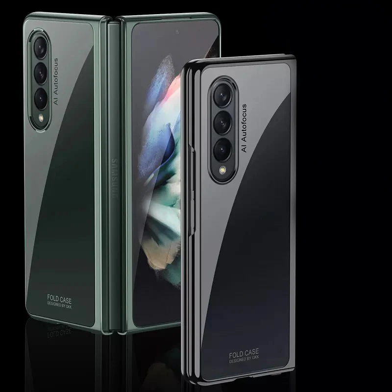 Galaxy Z Fold3 Transparent Glitter Case - Image 8