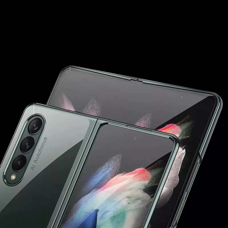 Galaxy Z Fold3 Transparent Glitter Case - Image 9