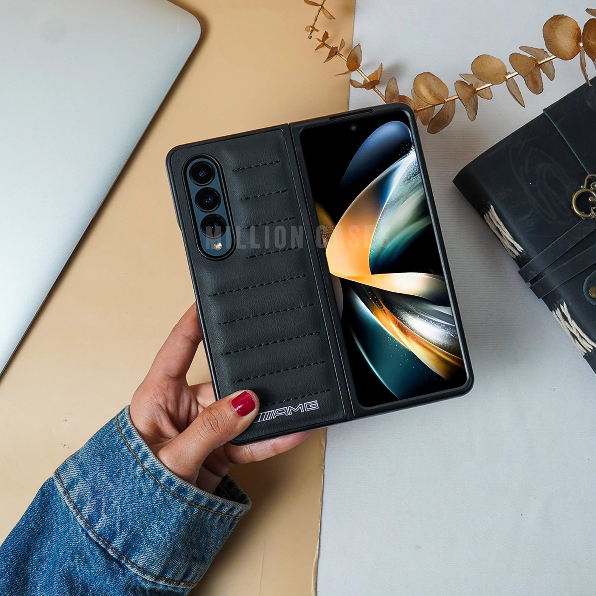 Galaxy Z Fold Series Premium Puffer Design Case - Image 5