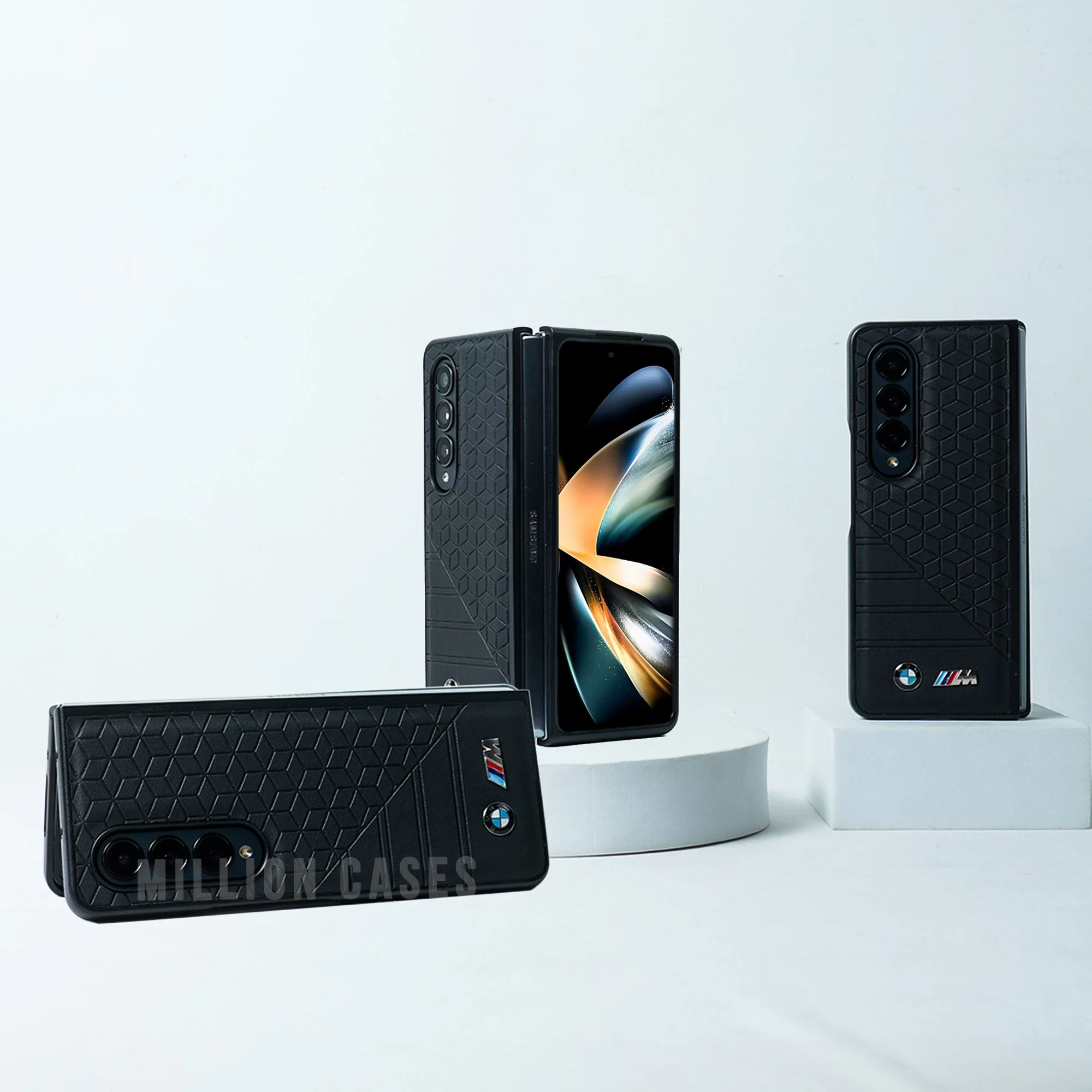 Galaxy Z Fold Series Premium Cube Pattern Design Case - Image 2