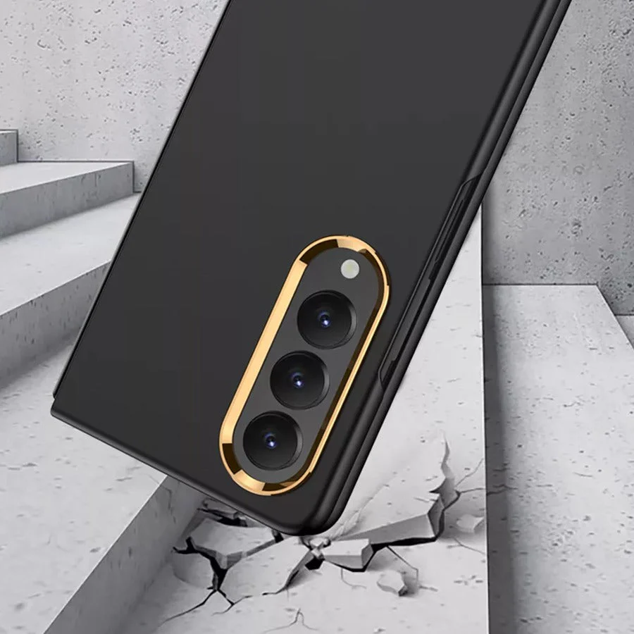 Galaxy Z Fold4 Camera Edge Gold Plated Case - Image 3