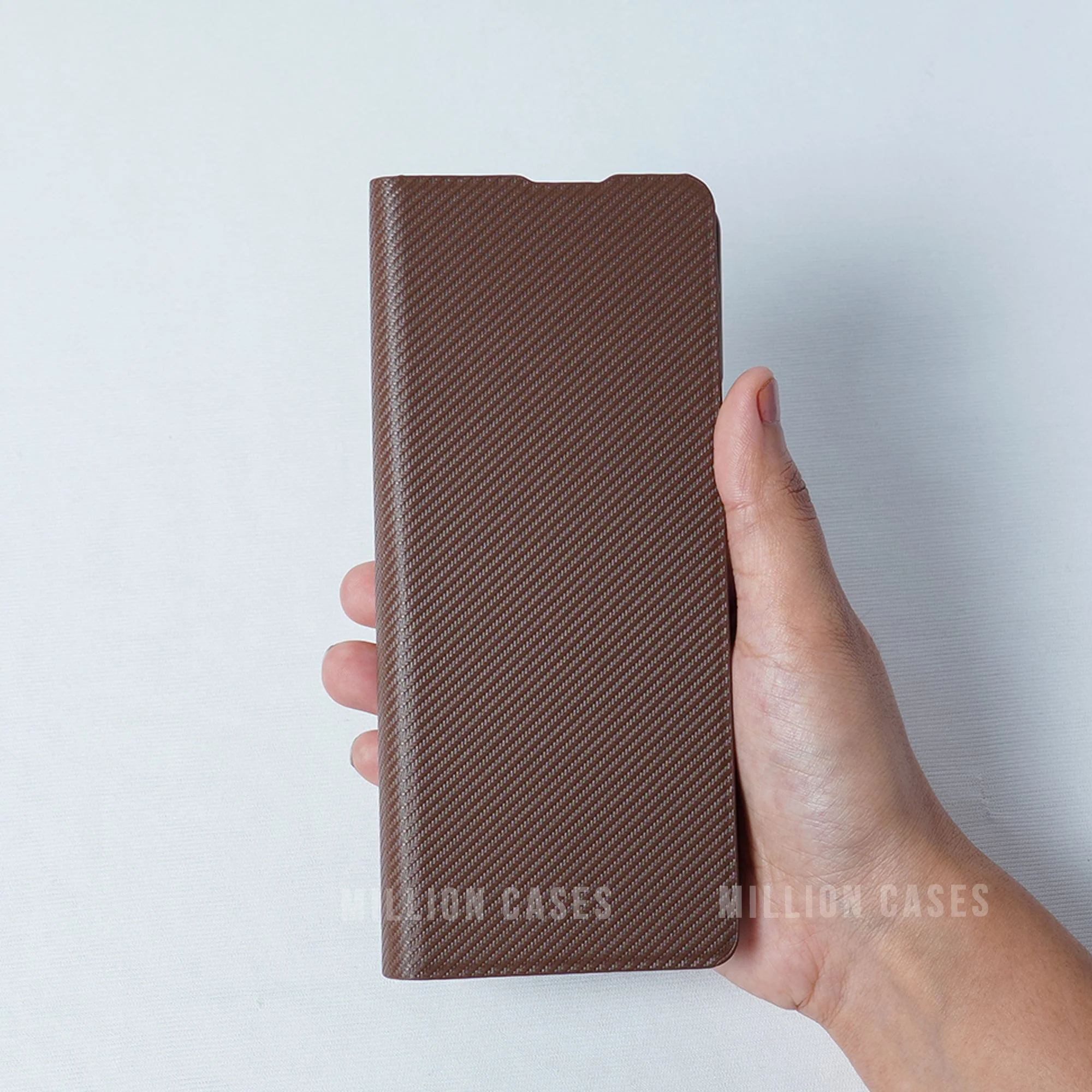 Galaxy Z Fold4 Carbon Fiber Leather Case - Image 5