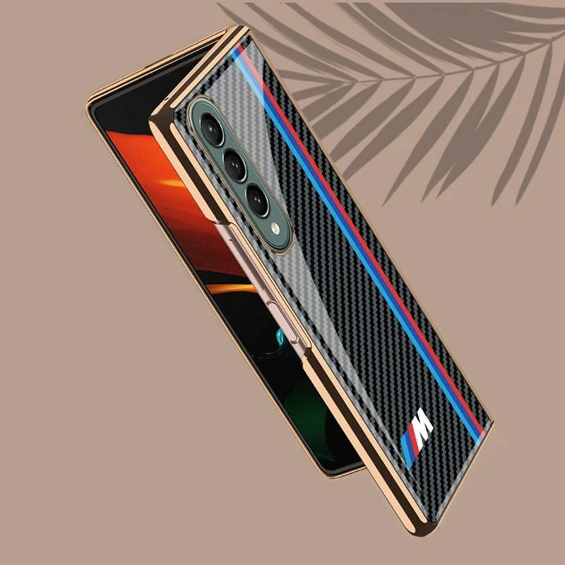 Galaxy Z Fold4 Carbon Motorsports Glass Case - Image 2