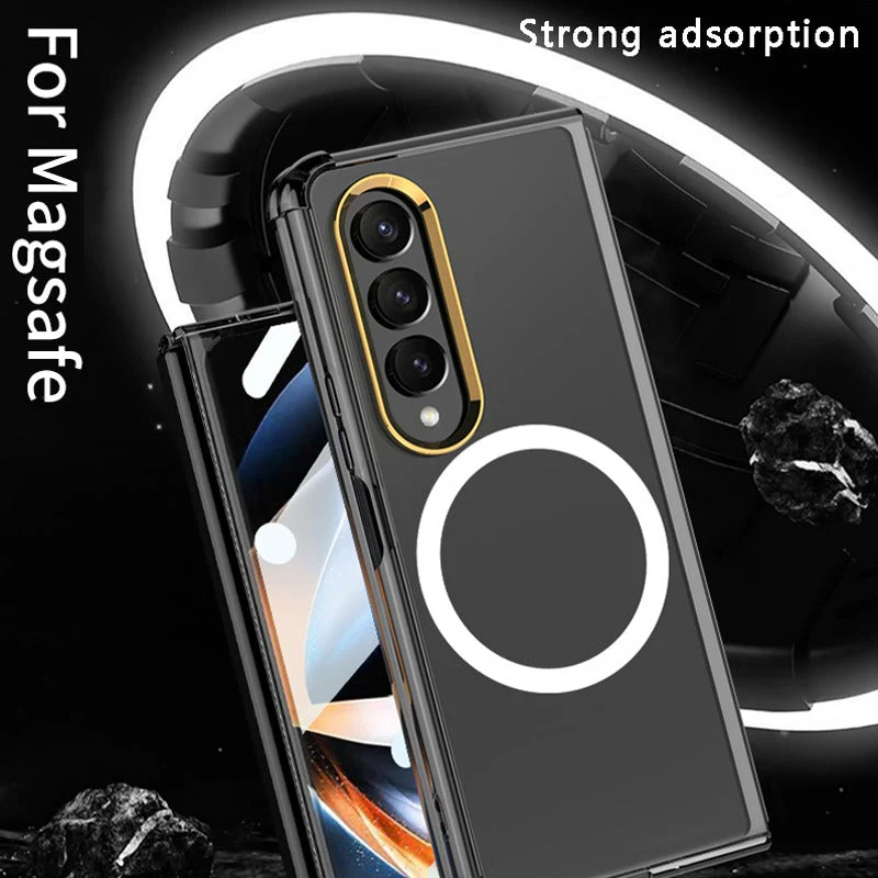 Galaxy Z Fold4 CrystalMag Embedded Metal Ring Case - Image 10